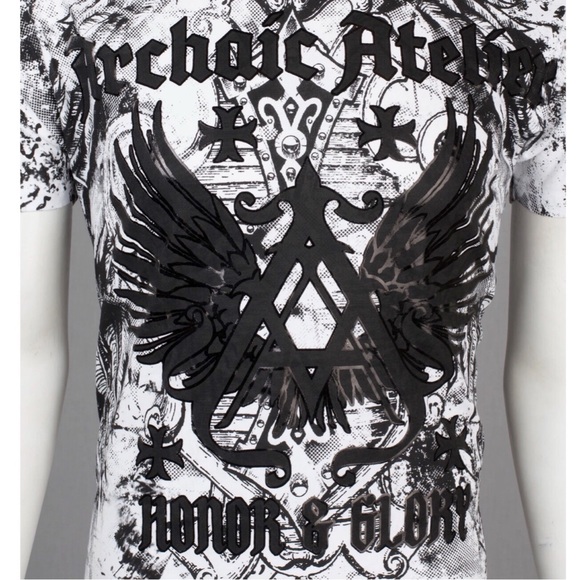 Archaic By Affliction Men's T-Shirt ACHILLES - Picture 5 of 8